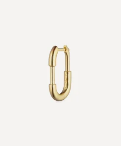 Otiumberg Earrings^Gold-Plated Vermeil Silver Staple Hoop Earring