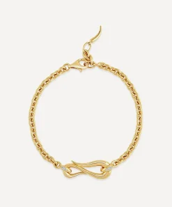 Dinny Hall Bracelets^Gold-Plated Vermeil Silver Toro Lasso Diamond Bracelet