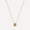 Otiumberg Necklaces^Gold-Plated Vermeil Silver Knot Pendant Necklace