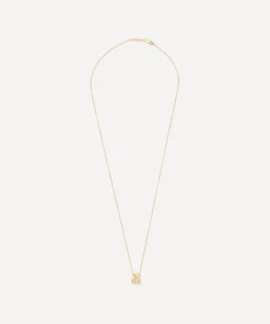 Otiumberg Necklaces^Gold-Plated Vermeil Silver Knot Pendant Necklace