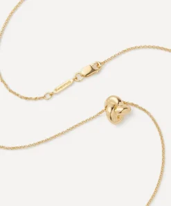 Otiumberg Necklaces^Gold-Plated Vermeil Silver Knot Pendant Necklace