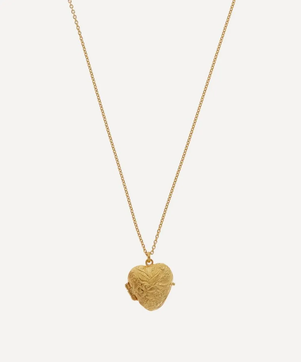 Alex Monroe Necklaces^Gold-Plated Victoriana Keepsake Heart Locket Necklace