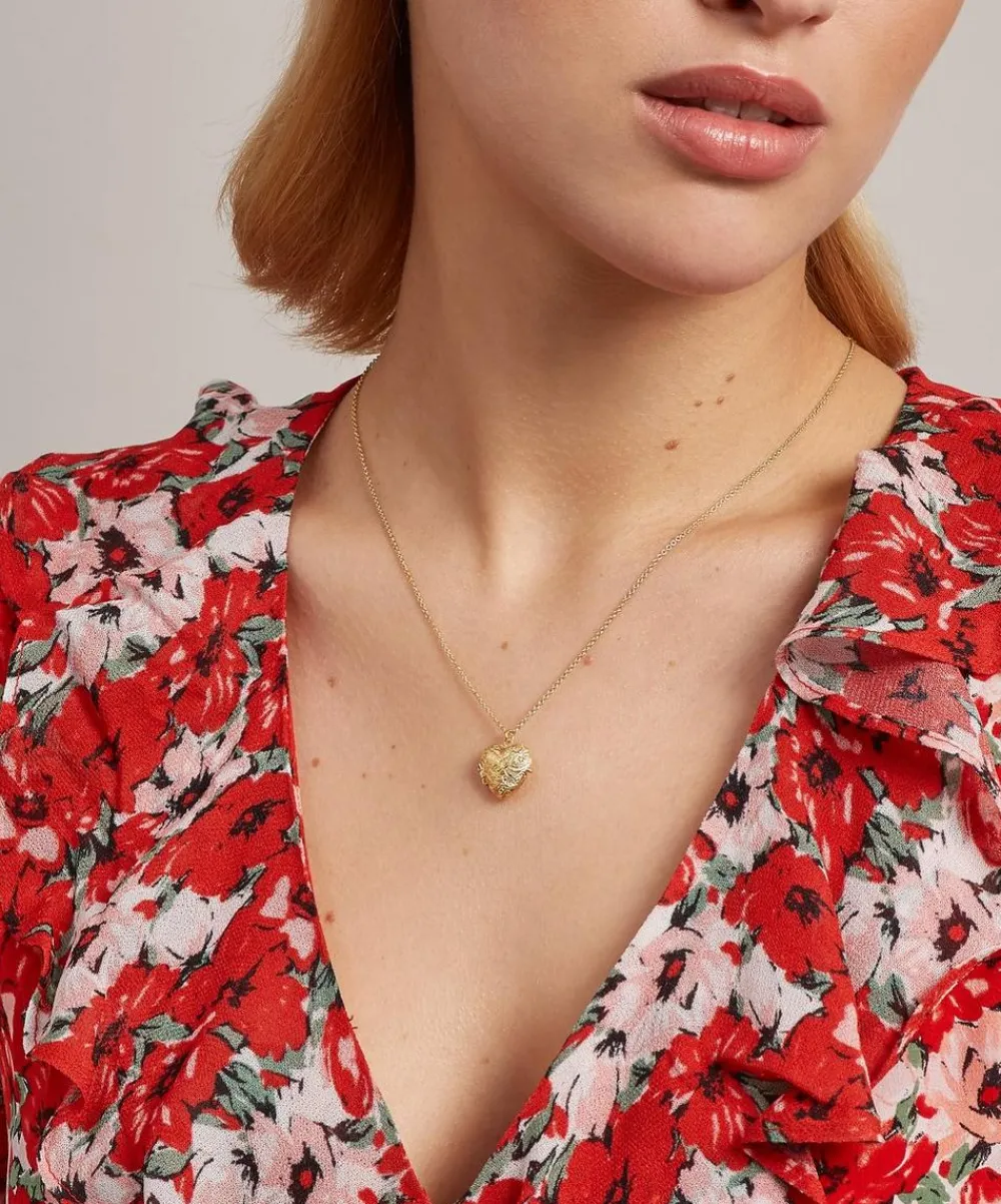 Alex Monroe Necklaces^Gold-Plated Victoriana Keepsake Heart Locket Necklace