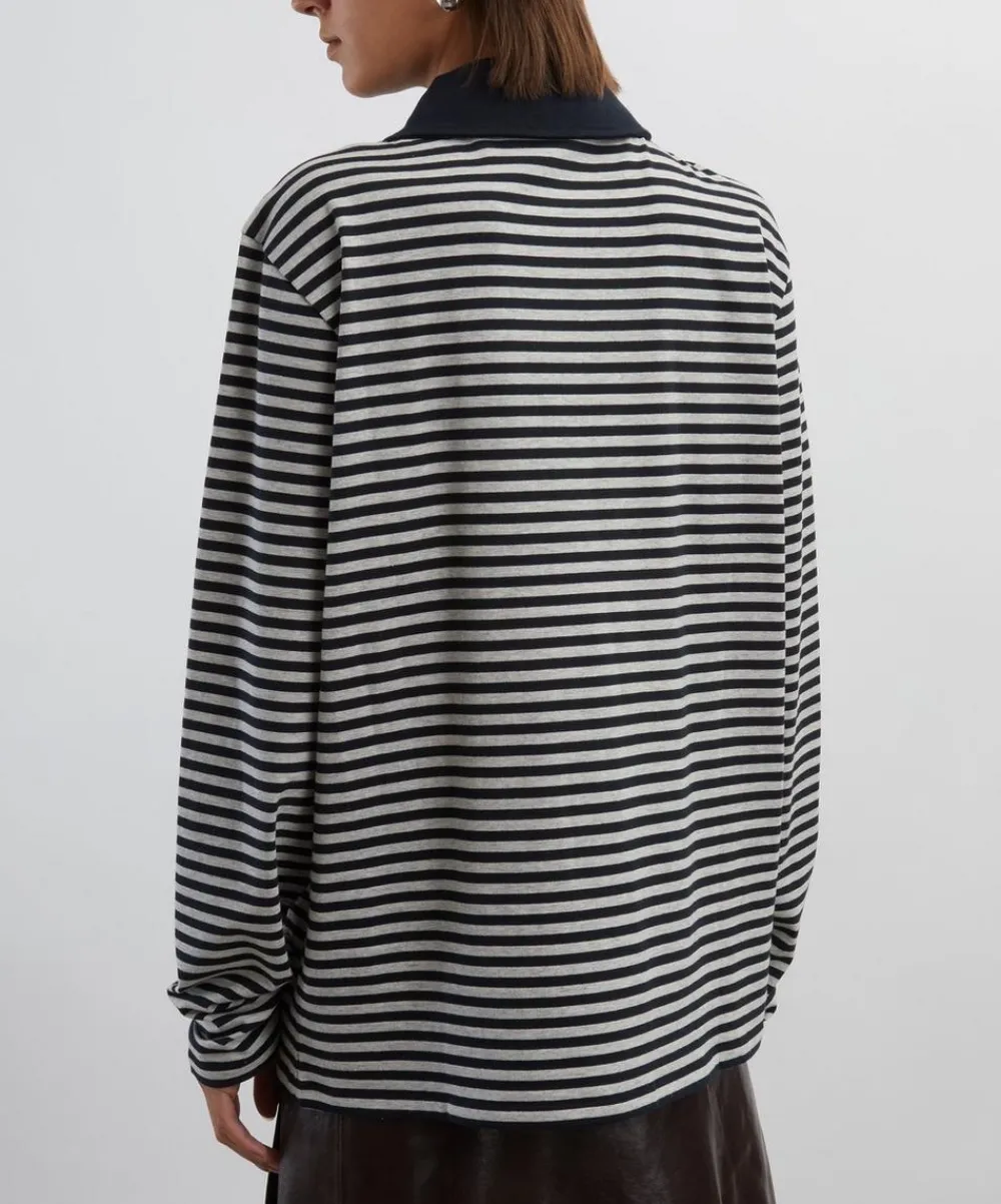 Paloma Wool Tops^Gondolieri Striped Polo-Neck Top