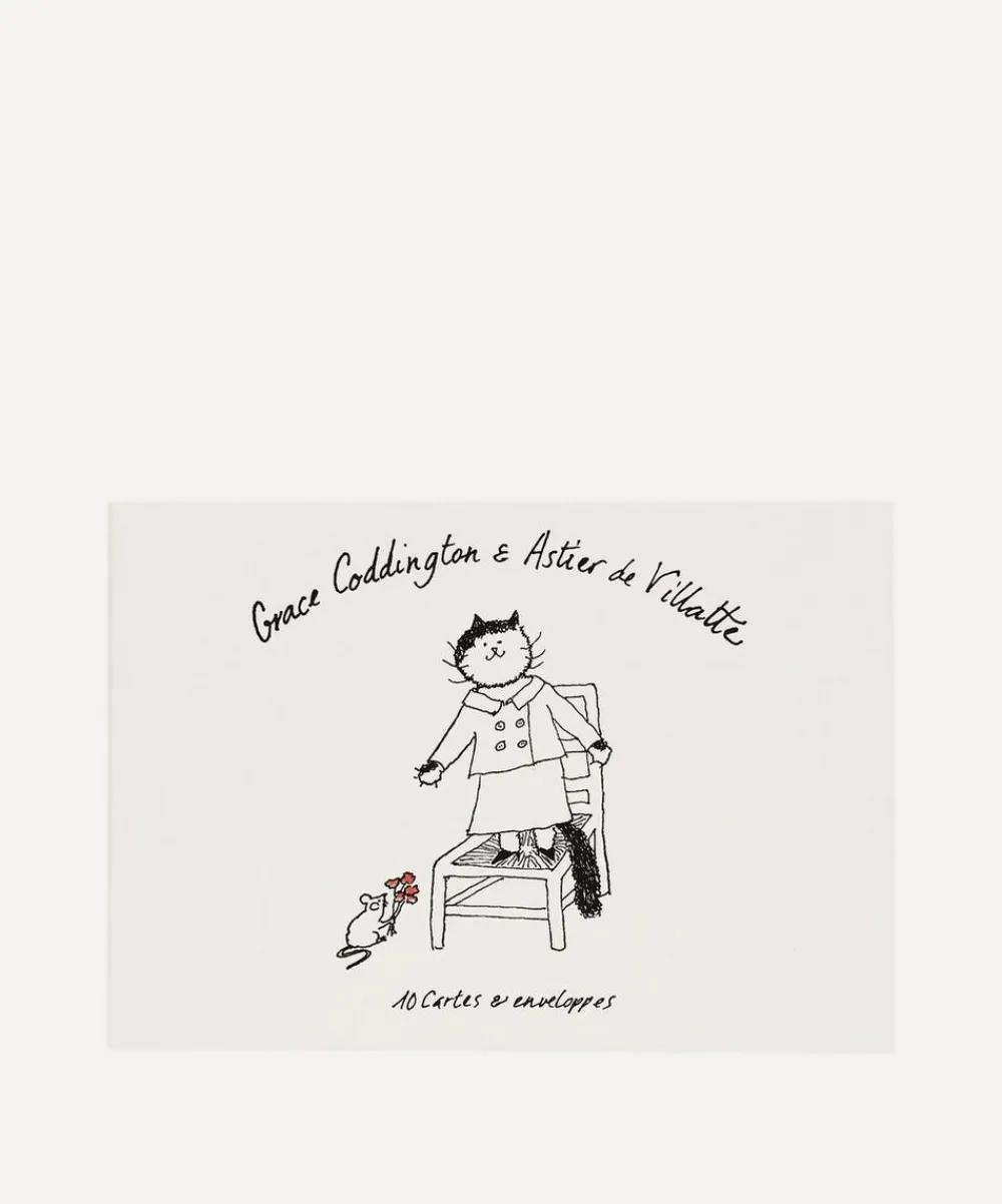 Astier de Villatte Stationery And Games^Grace Coddington Cards and Envelopes Set of 10
