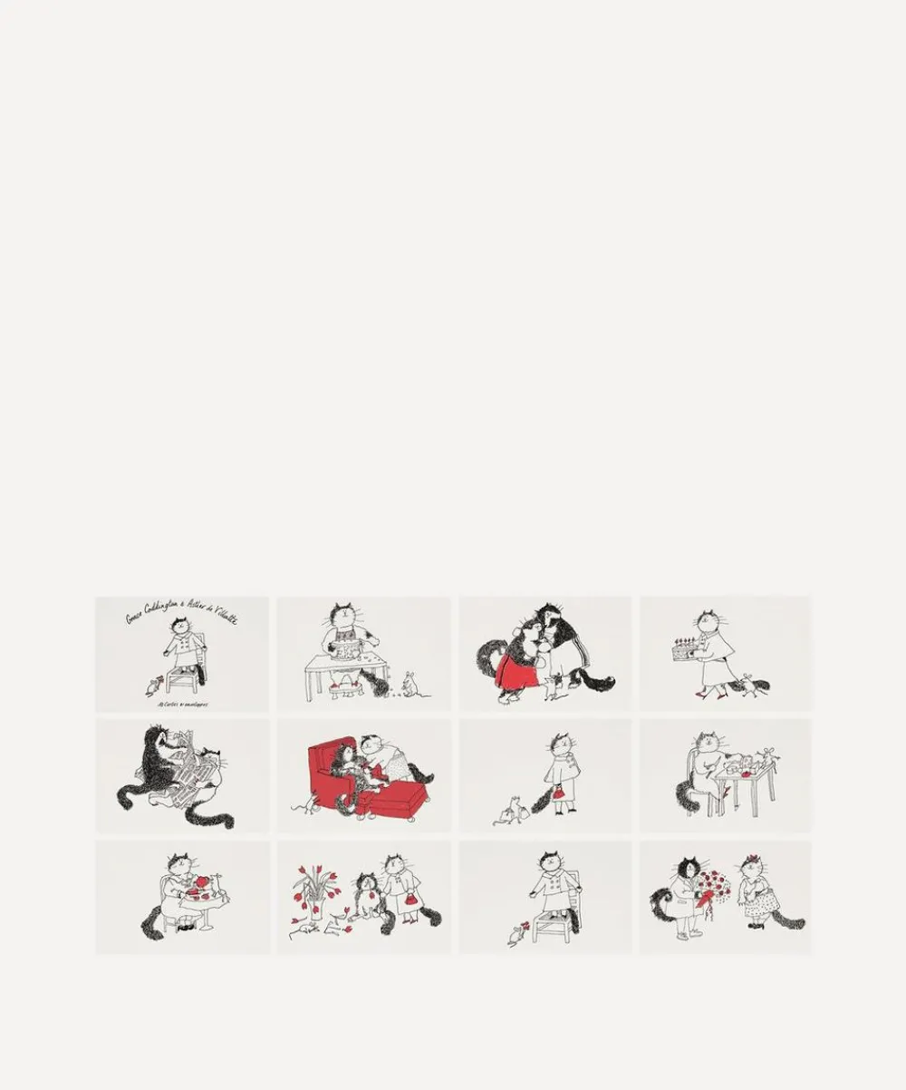 Astier de Villatte Stationery And Games^Grace Coddington Cards and Envelopes Set of 10