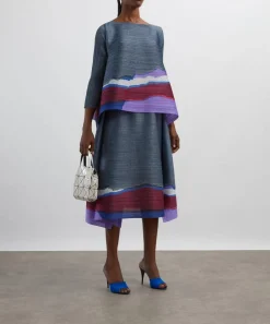 Pleats Please Issey Miyake Skirts^GRAINY COLOURS Pleated Midi Skirt