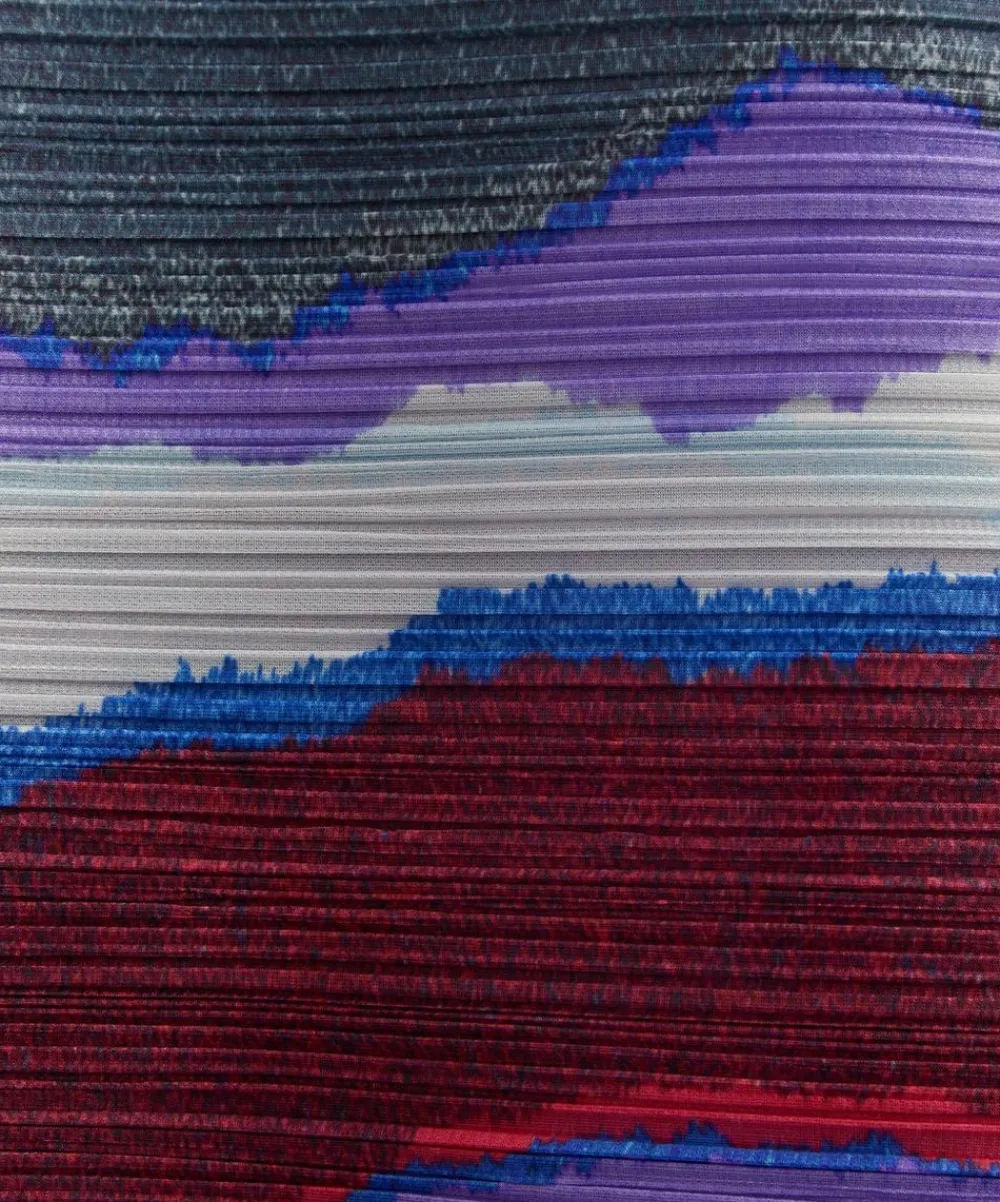 Pleats Please Issey Miyake Tops^GRAINY COLOURS Pleated Top