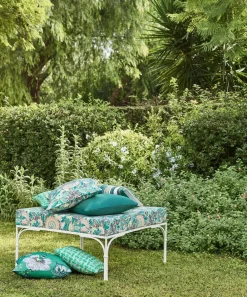 Liberty Interiors Furnishing Fabrics^Grand Milo Majorelle in Jade – Outdoor