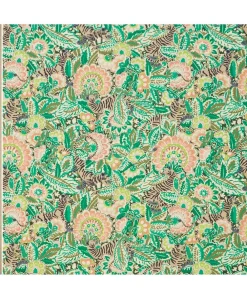 Liberty Interiors Furnishing Fabrics^Grand Milo Majorelle in Jade – Outdoor