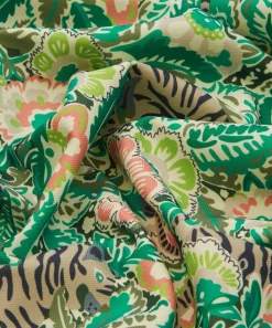 Liberty Interiors Furnishing Fabrics^Grand Milo Majorelle in Jade – Outdoor