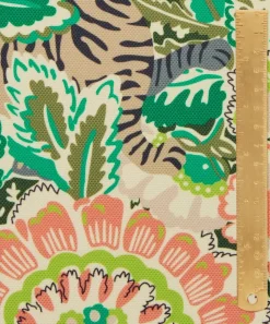 Liberty Interiors Furnishing Fabrics^Grand Milo Majorelle in Jade – Outdoor