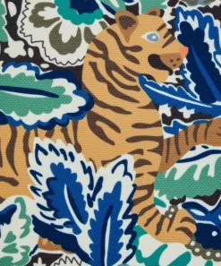 Liberty Interiors Furnishing Fabrics^Grand Milo Majorelle in Lapis – Outdoor