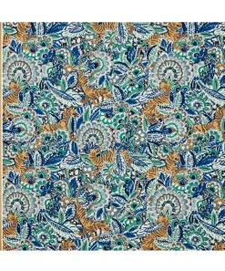 Liberty Interiors Furnishing Fabrics^Grand Milo Majorelle in Lapis – Outdoor