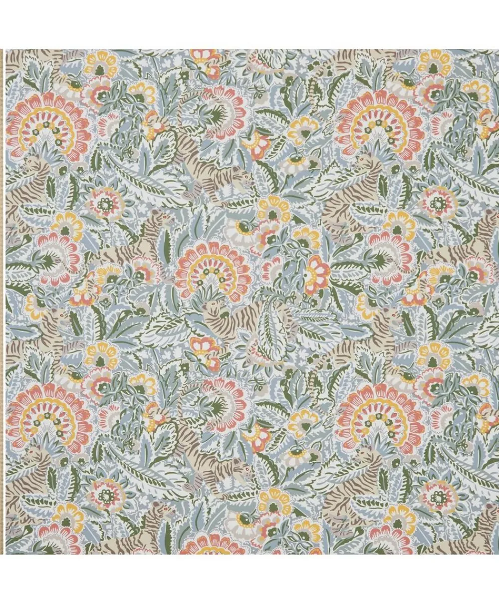 Liberty Interiors Furnishing Fabrics^Grand Milo Majorelle in Pewter – Outdoor