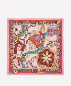 Liberty Scarves^Grayson Perry for Shirley Smith 45x45 Silk Scarf