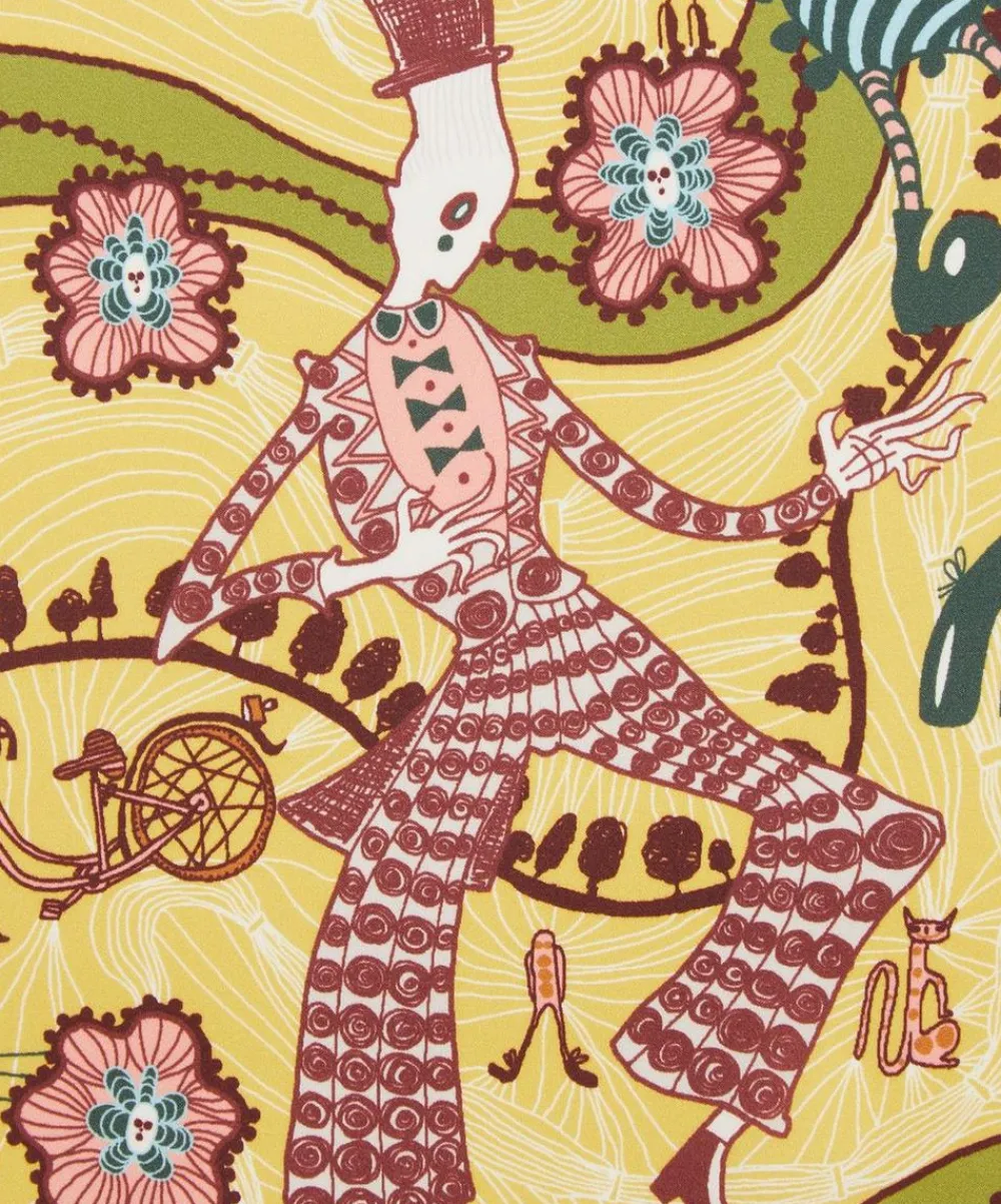 Liberty Fabrics Silk Satin^Grayson Perry for Liberty Shirley Smith II Silk Satin