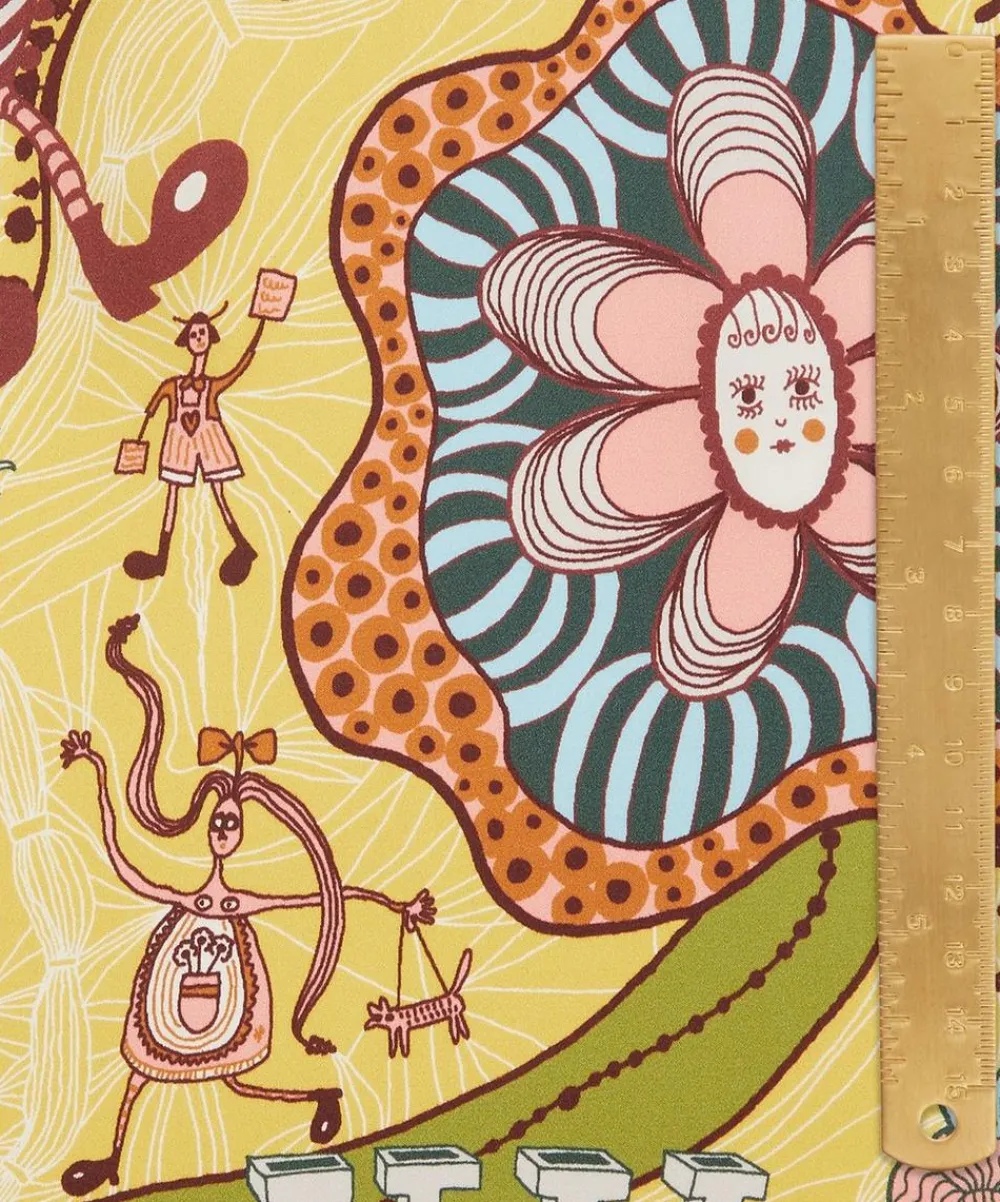 Liberty Fabrics Silk Satin^Grayson Perry for Liberty Shirley Smith II Silk Satin