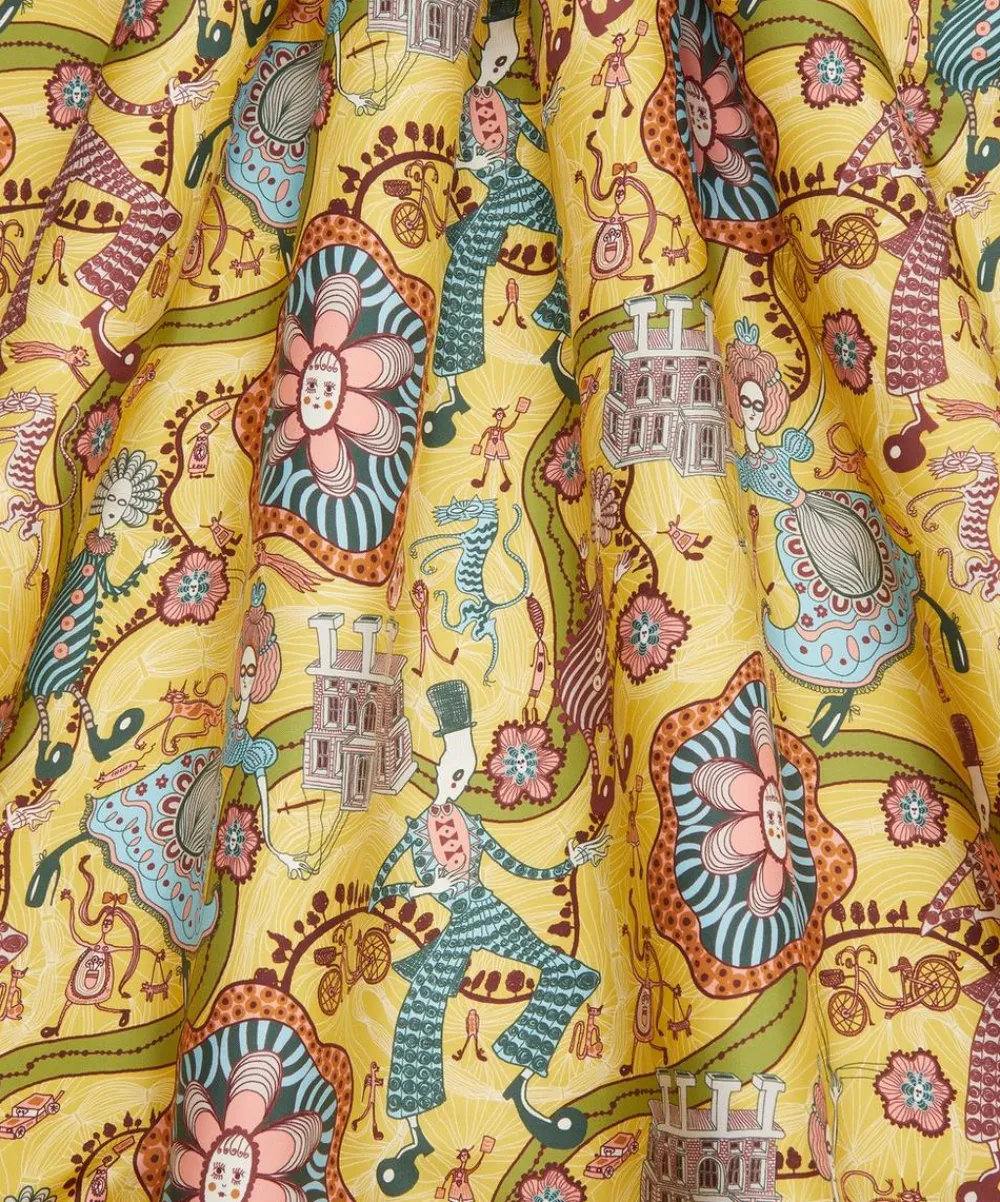Liberty Fabrics Monument Twill^Grayson Perry for Liberty Shirley Smith II Silk Twill