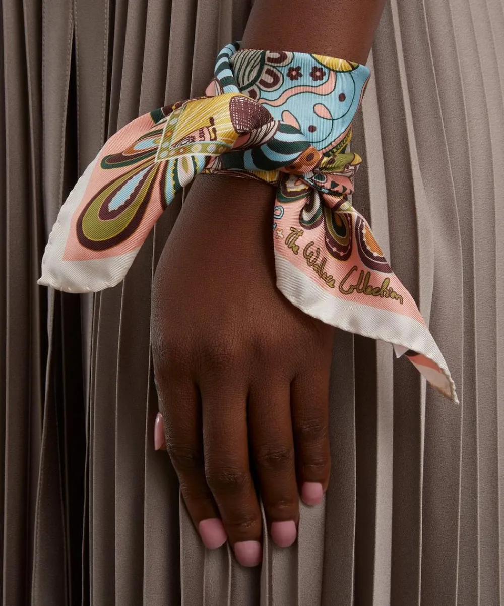 Liberty Scarves^Grayson Perry for Shirley Smith 45x45 Silk Scarf