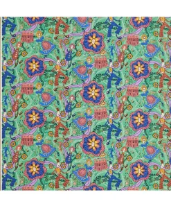 Liberty Fabrics Crepe De Chine^Grayson Perry for Liberty Shirley Smith II Crepe de Chine