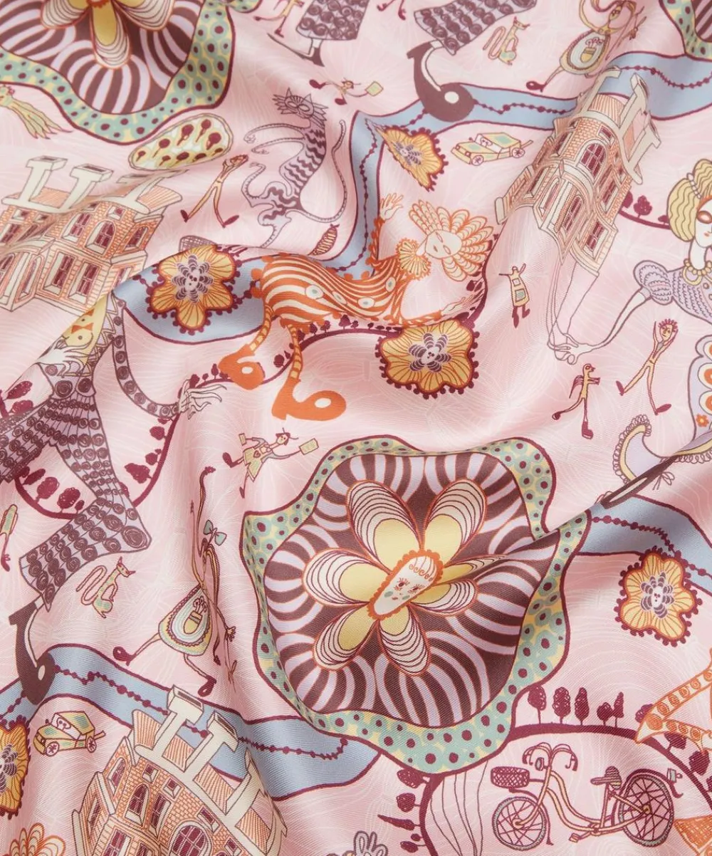 Liberty Fabrics Monument Twill^Grayson Perry for Liberty Shirley Smith II Silk Twill