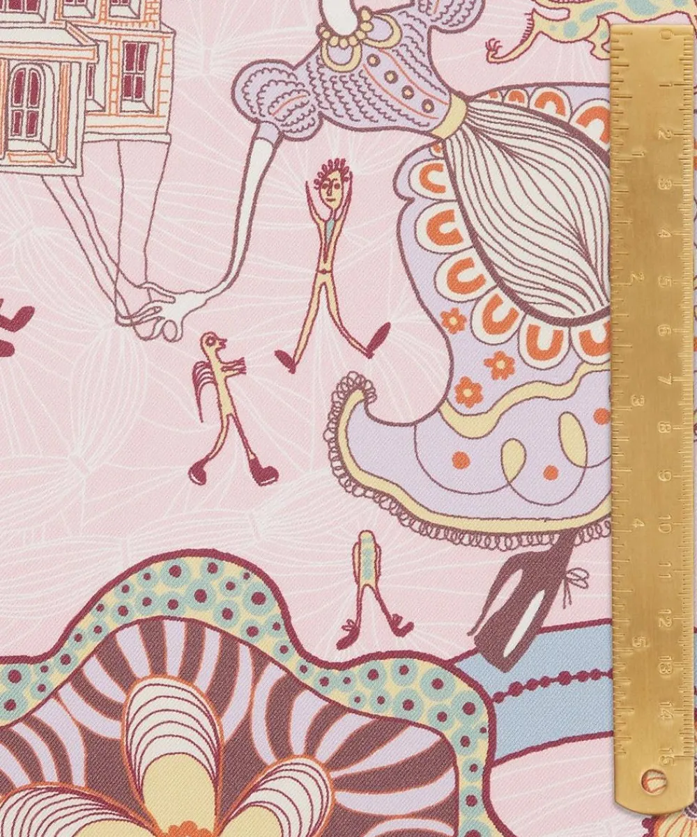 Liberty Fabrics Monument Twill^Grayson Perry for Liberty Shirley Smith II Silk Twill