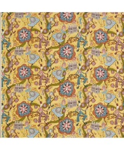 Liberty Fabrics Crepe De Chine^Grayson Perry for Liberty Shirley Smith II Crepe de Chine