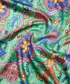 Liberty Fabrics Silk Satin^Grayson Perry for Liberty Shirley Smith II Silk Satin