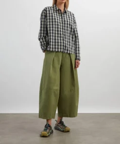 YMC Trousers & Shorts^Green Deadbeat Trousers