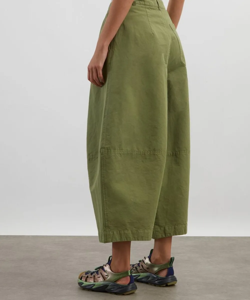 YMC Trousers & Shorts^Green Deadbeat Trousers
