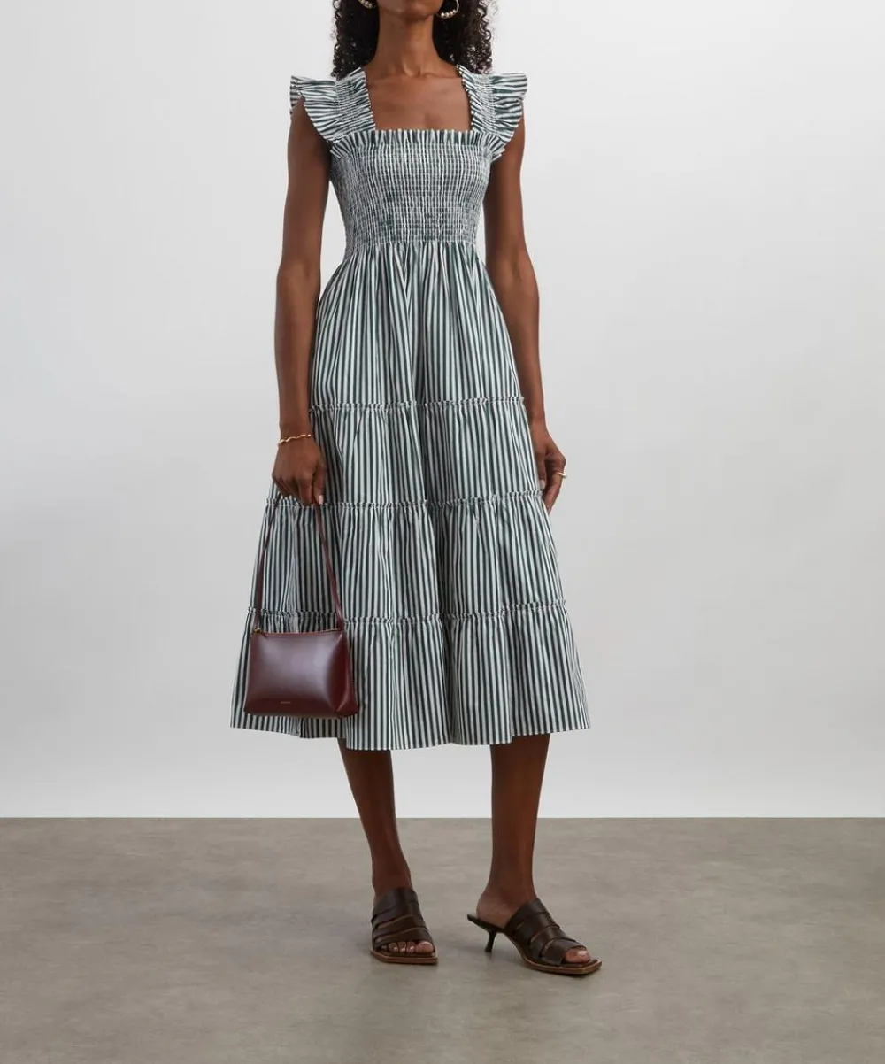 Hill House Home Dresses^Green Stripes Ellie Nap Dress