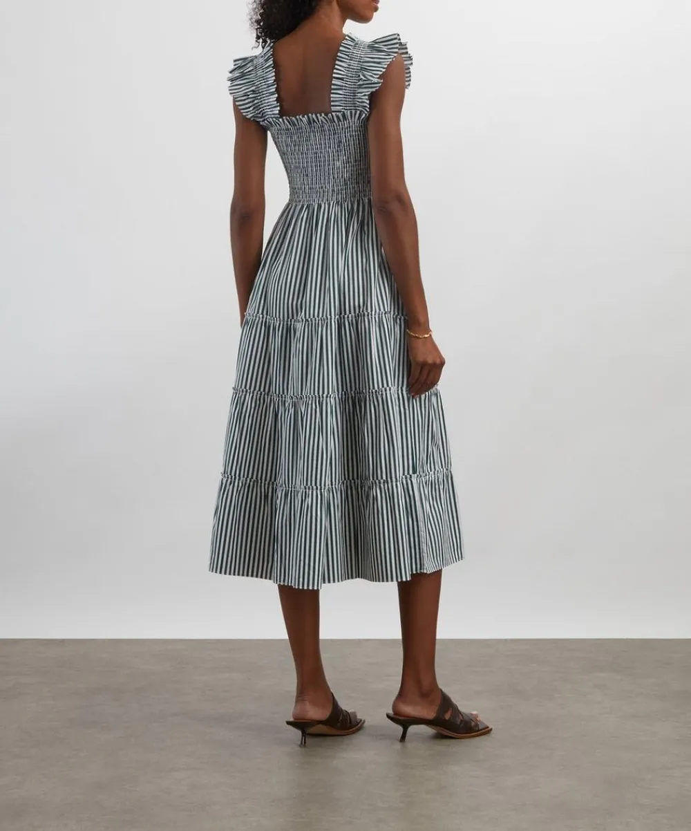 Hill House Home Dresses^Green Stripes Ellie Nap Dress