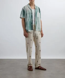 SMR Days Shirts^Green Tie-Dye Paraiso Cotton Shirt
