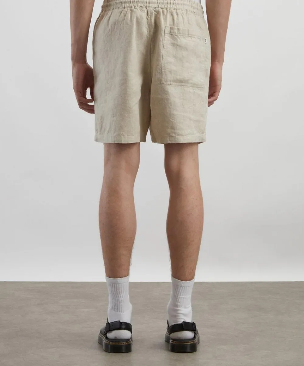 NN07 Shorts^Gregor Casual Drawstring Linen Shorts