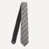 Missoni Ties^Grey Chevron Zig-Zag Silk Tie