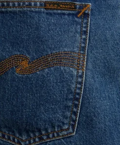 Nudie Jeans Jeans^Gritty Jackson Straight-Leg Jeans in Morning Mist
