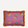 Lisa Corti Cushions^Gulab Flower Rectangular Cushion