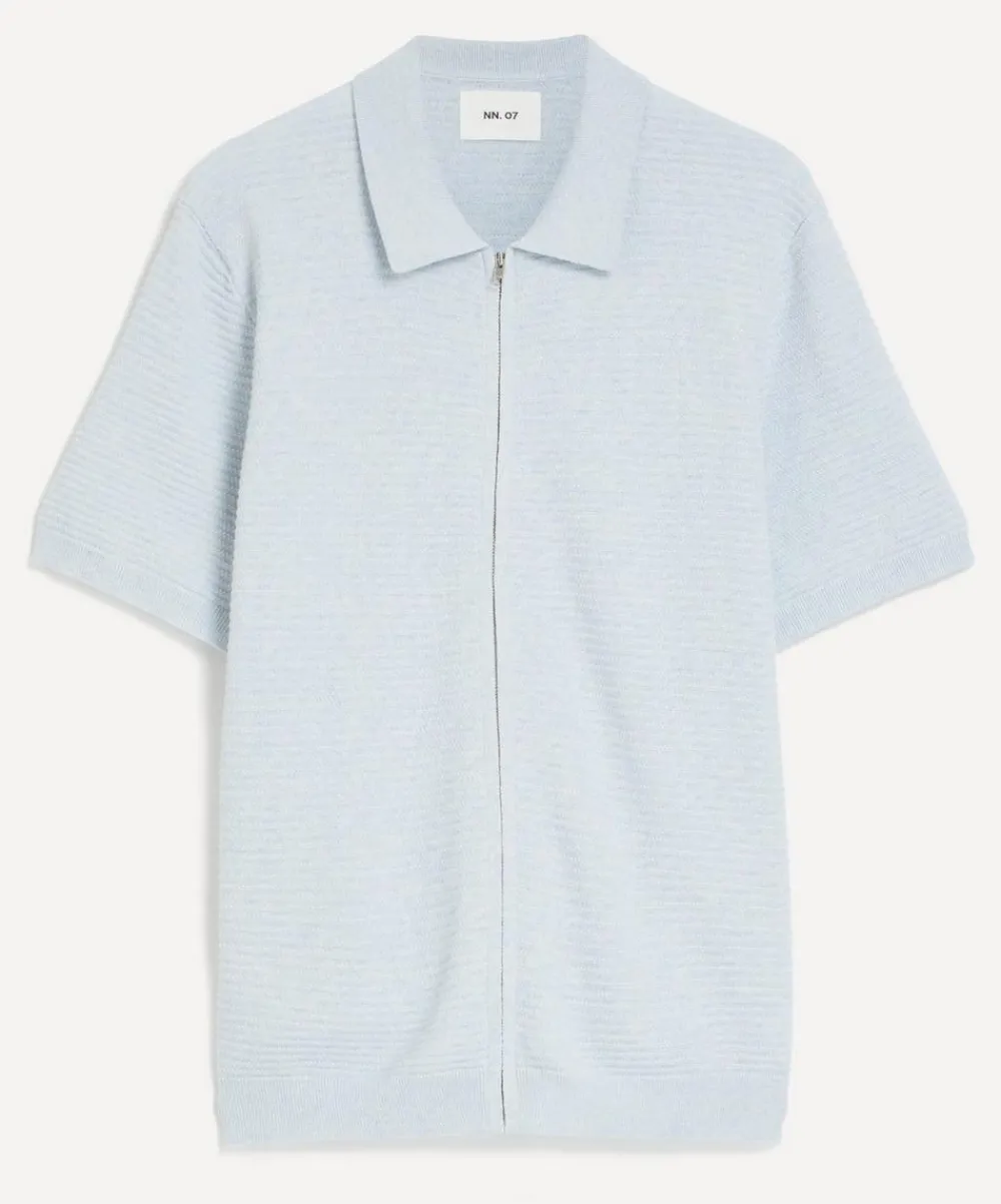 NN07 Tops^Gustav Horizontal Cotton Polo