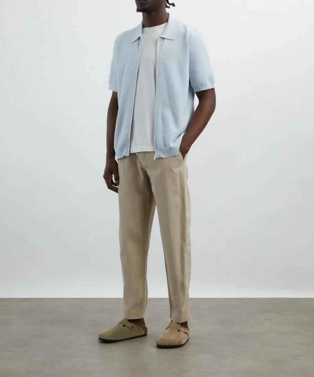 NN07 Tops^Gustav Horizontal Cotton Polo