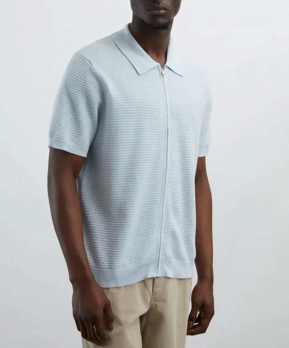 NN07 Tops^Gustav Horizontal Cotton Polo