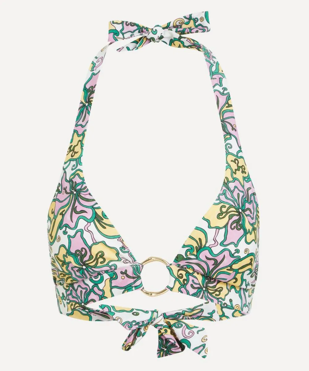 Heidi Klein Swimwear^Halterneck Top in Liberty Fabrics’ Kings Road