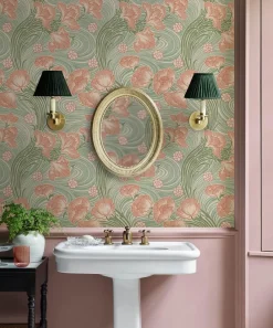 Liberty Interiors Wallpaper|Wallpaper^Hana in Lichen