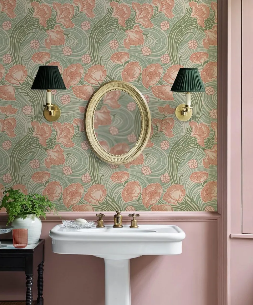 Liberty Interiors Wallpaper|Wallpaper^Hana in Lichen