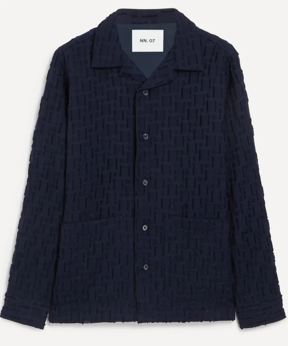NN07 Coats & Jackets^Hank Fil-Coupé Jacquard Overshirt