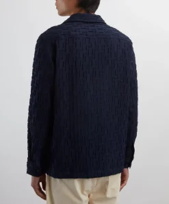 NN07 Coats & Jackets^Hank Fil-Coupé Jacquard Overshirt