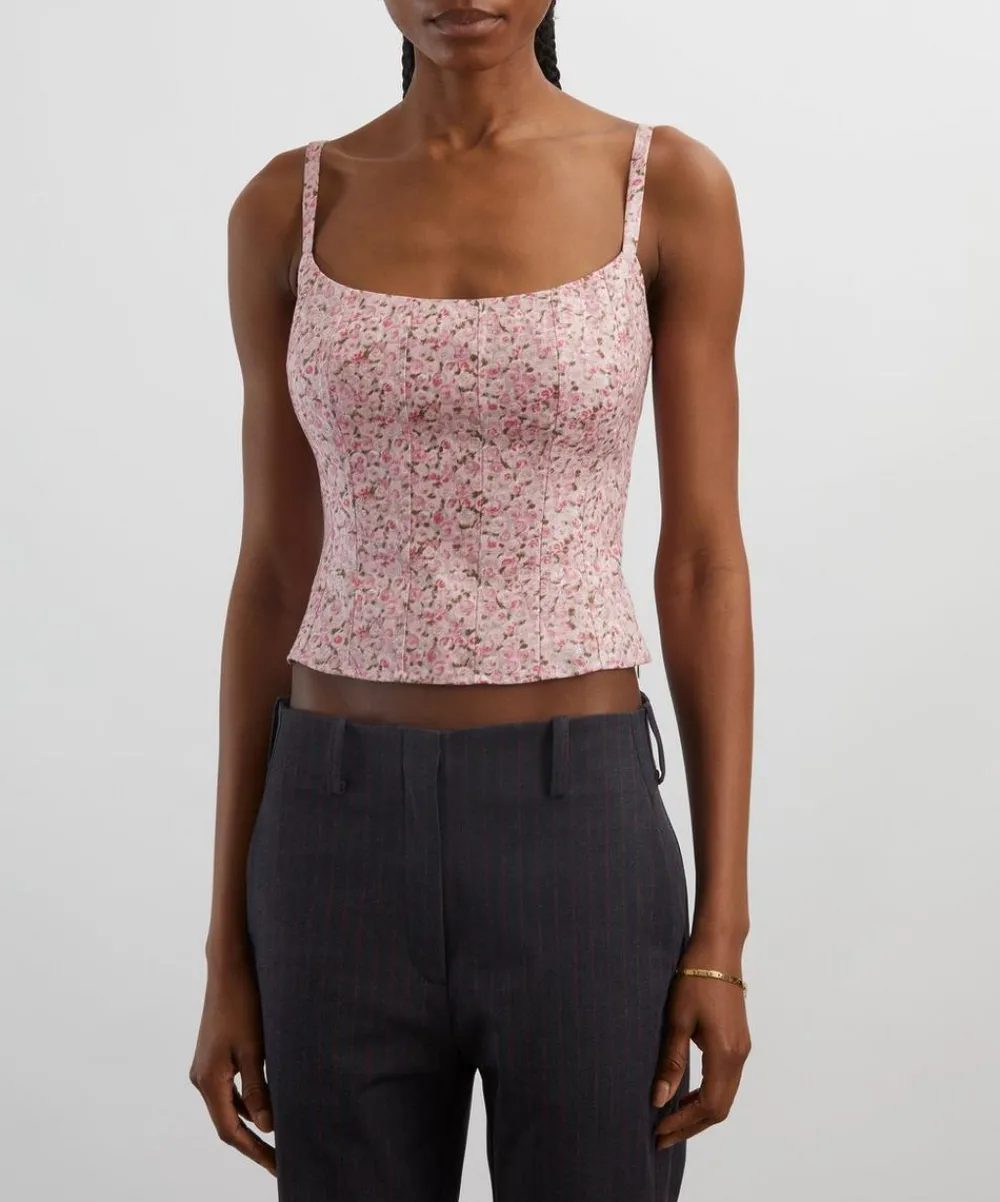 Reformation Tops^Hattie Linen Rosin Top