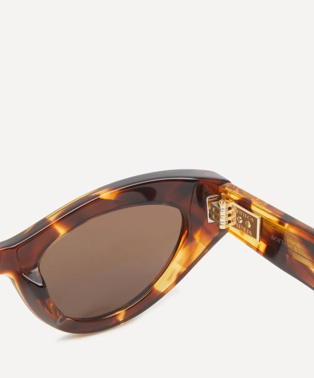 Bottega Veneta Sunglasses & Glasses^Havana Cat-Eye Sunglasses