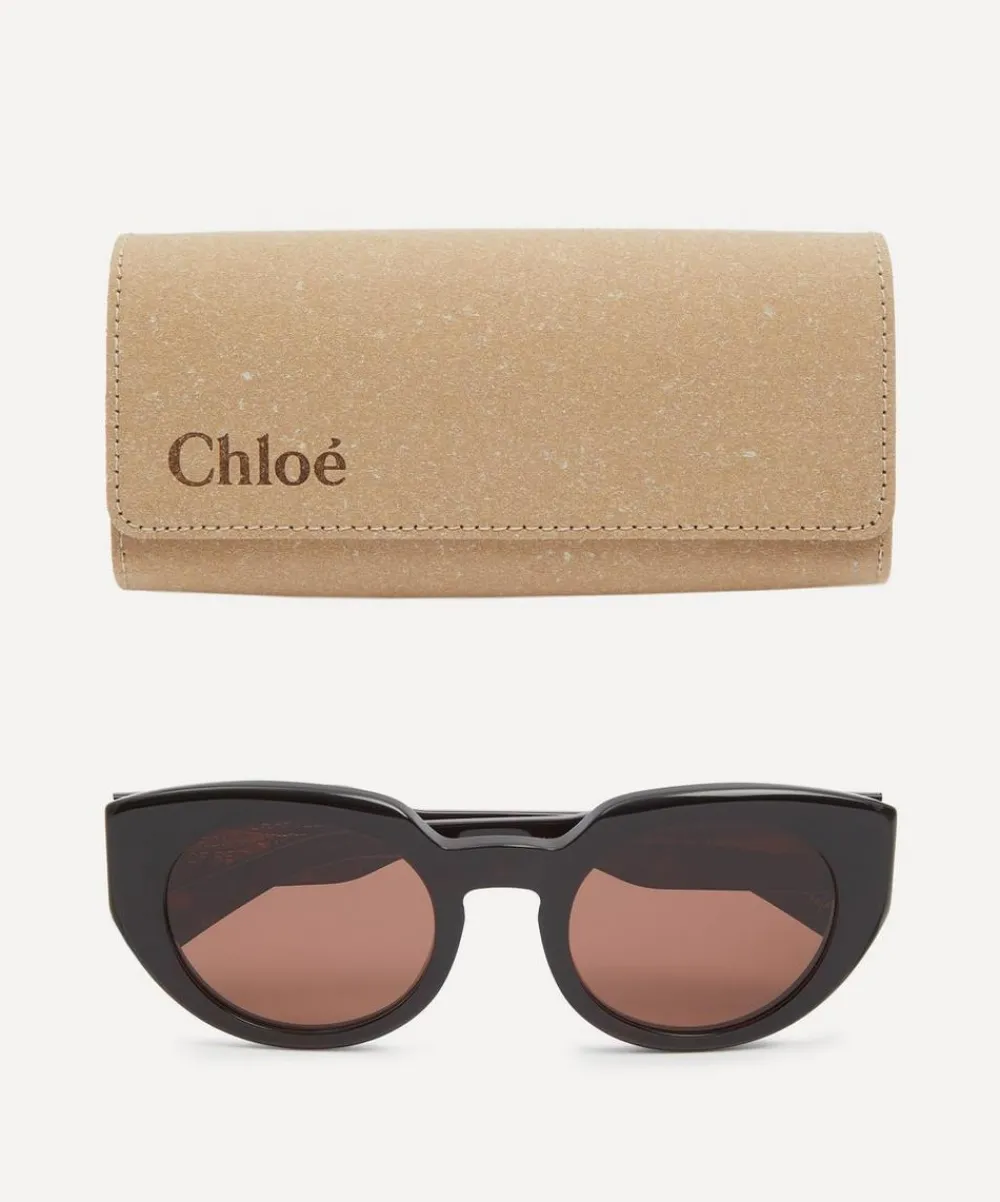 Chloé Sunglasses & Glasses^Havana Oval Sunglasses