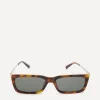 Saint Laurent Sunglasses & Glasses^Havana Square Combination Sunglasses